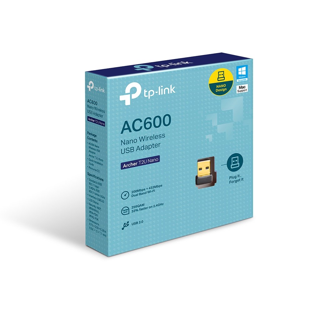 Adaptador inalámbrico USB Archer T2U Nano