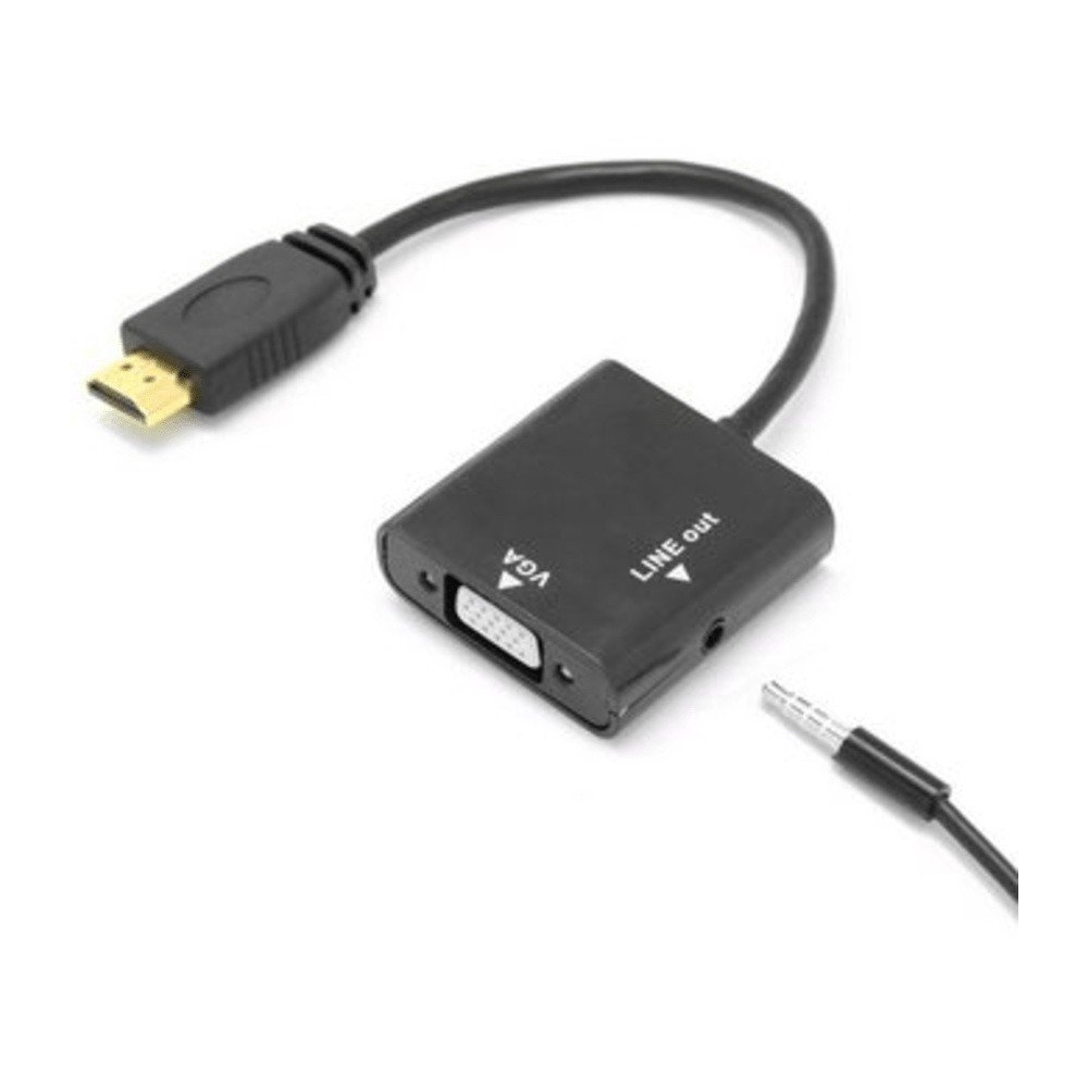 CABLE HDMI A VGA + AUDIO