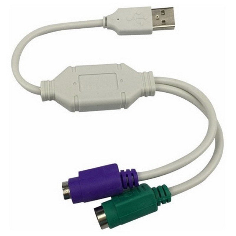 CABLE USB A 2 PS2