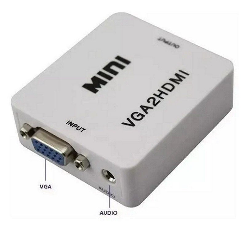 CAJA CONVERSORA VGA HDMI CON SONIDO