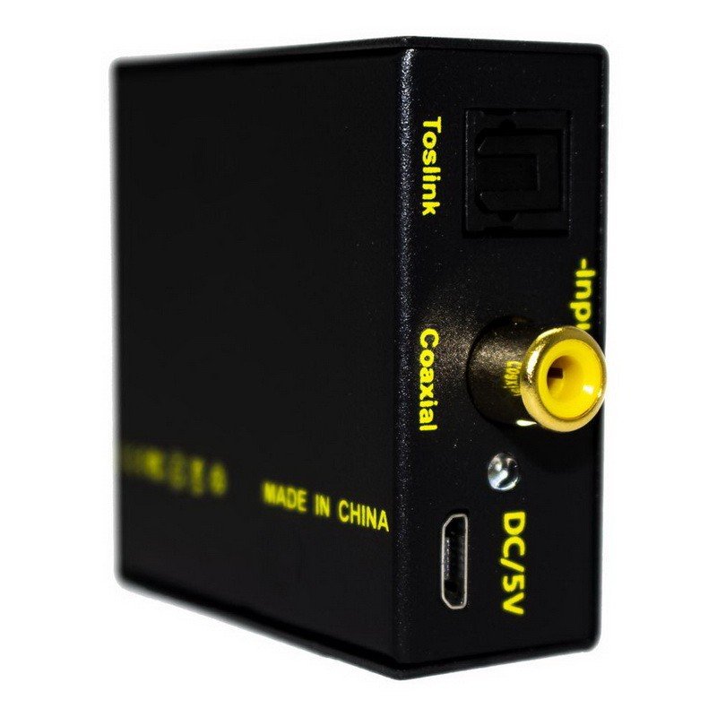 CONVERTIDOR AUDIO OPTICAL A RCA CB-027