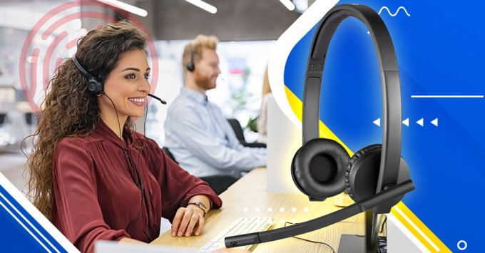 AUDÍFONOS CON MICRÓFONO LOGITECH H570E