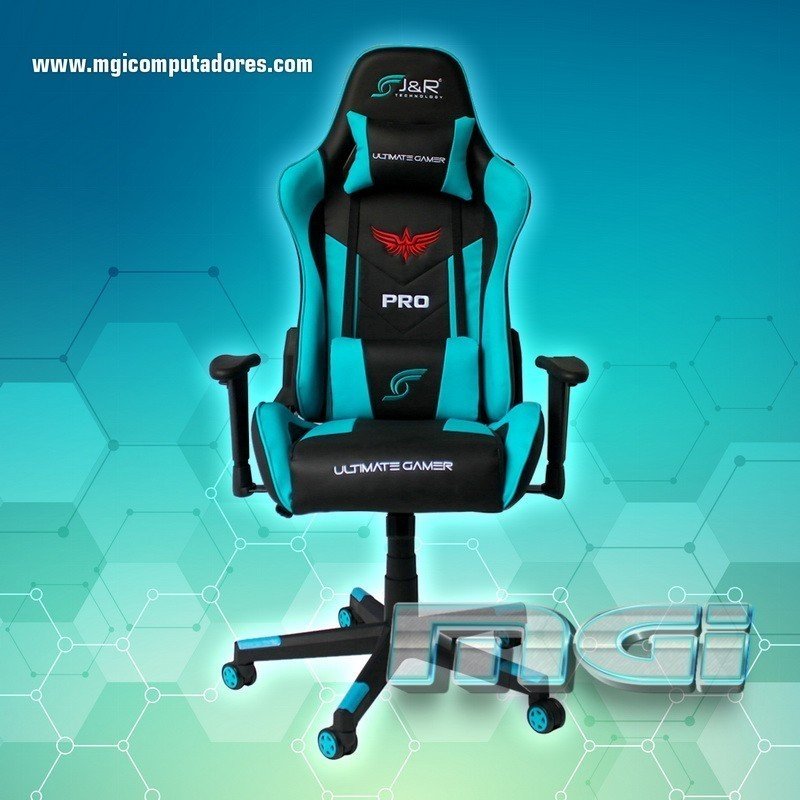 SILLA GAMER AZUL/ROJA SGJR-001/002