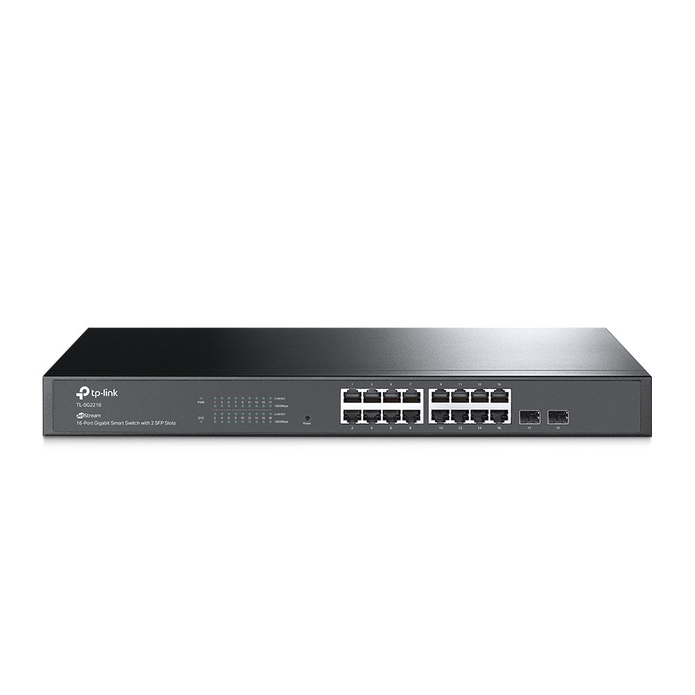 Switch inteligente JetStream de 16 puertos Gigabit TL-SG2218