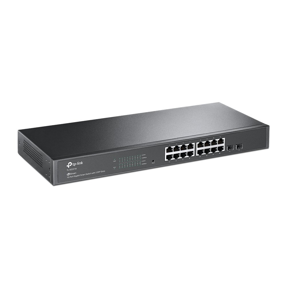 Switch inteligente JetStream de 16 puertos Gigabit TL-SG2218