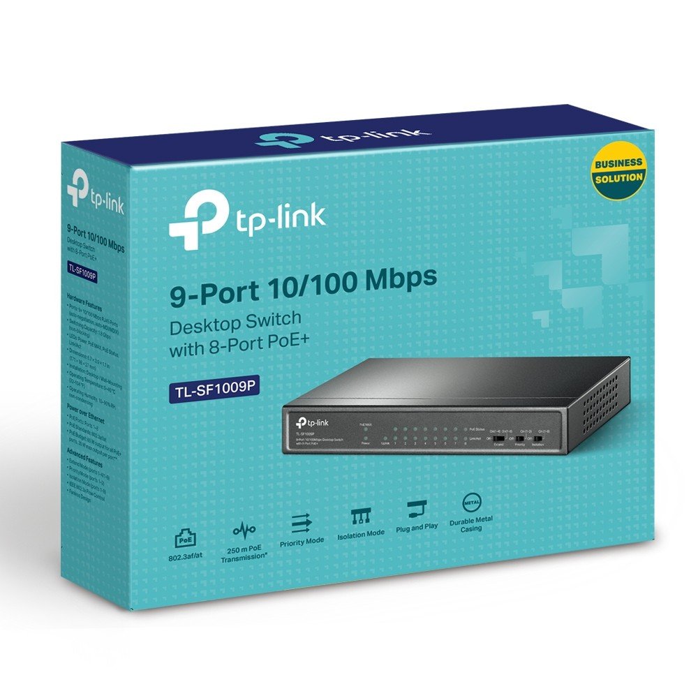 Switch 9 puertos Tp-link TL-SF1009P