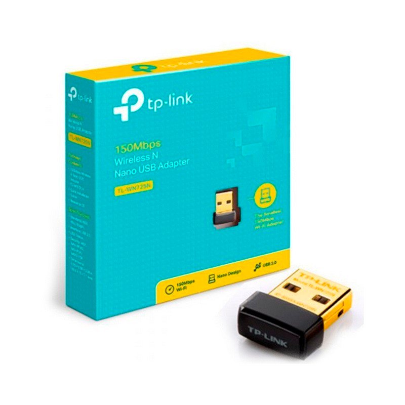 Adaptador USB Nano Inalámbrico N de 150 Mbps