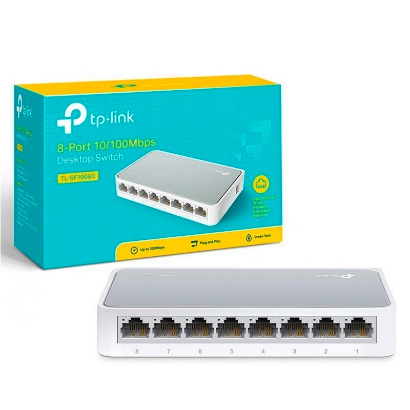 Switch de 8 Puertos 10/100Mbps