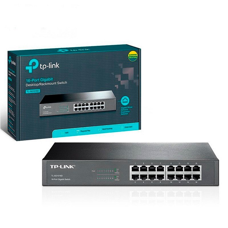 SWITCH 16 PUERTOS GIGABIT TL-SG1016D